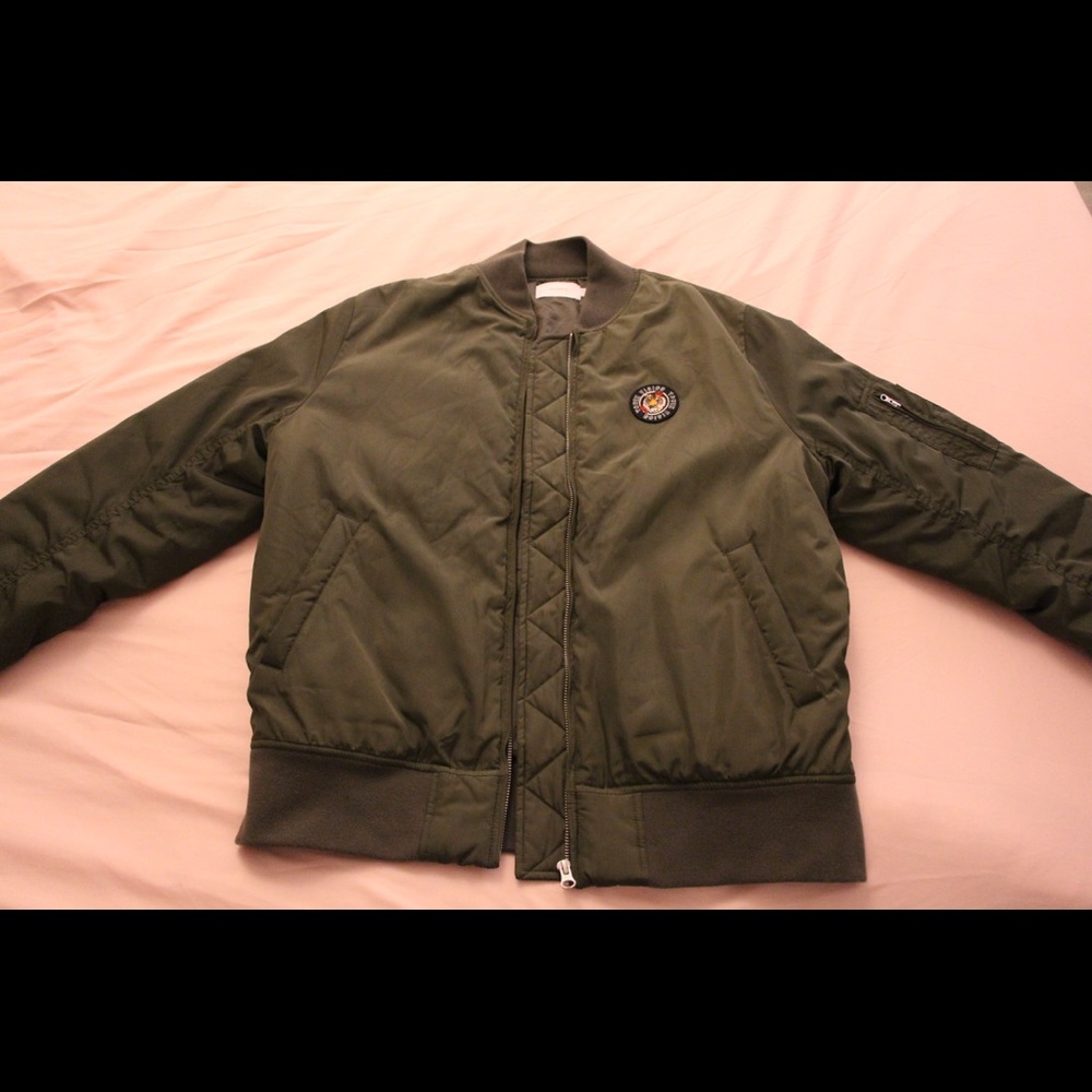 Warm green jacket
